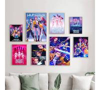 Affiches de film d'anime K-Pop D-Demon Hunters, autocollants en papier imperméables, affiches de bar de café, autocollants muraux z10