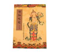 Affiches de poésie Sutra de coeur de calligraphie Cahier de calligraphie chinoise, stylo dur Diamond Sutra, 4 pièces