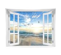 Affiches de vue de fenêtre 3D fausses fenêtres View Canvas Sunset Décoron nature Image des décorations d'art mural pour le style Home 2