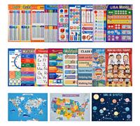 Affiches Éducatives De Maths Pour Tout Petits, 20 Pièces, Pour Enfants, Pour L'école, La Salle De Classe, L'apprentissage À Domicile, Tableau Mural, Enseignement, Multiplication, Soustraction