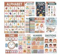 Affiches Éducatives Pour D'âge Préscolaire Tableaux d'Apprentissage