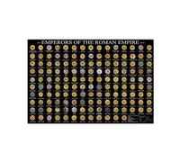 Affiches en métal de la connaissance de l'empereur romain, empereurs de l'Empire romain, plaques en métal, passionnés d'histoire, plaques de collection, décoration murale pour la maison, le bar, 30,