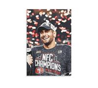 Affiches et impressions 60 * 90cm Senza Cornice Jimmy Garoppolo Winner Decor Aesthetic per Camera da letto Casa Soggiorno