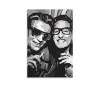 Affiches et impressions Buddy Holly e Beatles amichevole decorativo soggiorno poster 60 * 90cm Senza Cornice