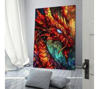 Affiches et impressions d'art représentant des énigmes de dragon, peinture murale, tableau à suspendre, décoration familiale, fournitures de décoration pour la maison, fête, 20 x 30 cm