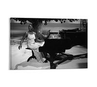 Affiches et impressions Nina Simone Tela Wall Art Soggiorno Poster Camera da letto Decor Pittura 60 * 90cm Senza Cornice