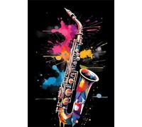 Affiches et photos murales du festival de musique,studio de musique,décoration d'intérieur,peintures sur toile 30x40cm sans cadre