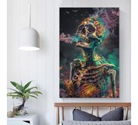 Affiches « Fumer est une mauvaise habitude » imprimées pour la maison, la chambre, les toilettes, la salle de bain, décoration murale, art mural, toile, anniversaire, couple célébrant, 60 x 90 cm