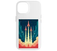 Affiches géométriques minimalistes rétro avec dégradés artdeco Coque pour iPhone 14
