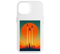 Affiches géométriques minimalistes rétro avec dégradés artdeco Coque pour iPhone 14