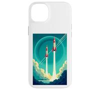 Affiches géométriques minimalistes rétro avec dégradés artdeco Coque pour iPhone 14 Plus