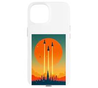 Affiches géométriques minimalistes rétro avec dégradés artdeco Coque pour iPhone 15