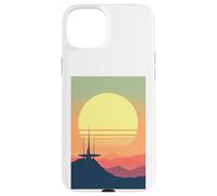 Affiches géométriques minimalistes rétro avec dégradés artdeco Coque pour iPhone 15 Plus