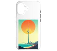 Affiches géométriques minimalistes rétro avec dégradés artdeco Coque pour iPhone 16
