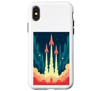 Affiches géométriques minimalistes rétro avec dégradés artdeco Coque pour iPhone X/XS