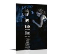 Affiches murales sur toile pour chambre à coucher, motif « Eyes Wide Shut» - Impression sur toile pour chambre à coucher, décoration murale avec cadre, 50 x 75 cm