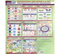 Affiches pour 5 à 6 ans, apprentissage des mathématiques, lot de 8 affiches russes A3, aide visuelle en mathématiques élémentaires