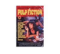 Affiches Pulp Fiction sur Toile Affiches Art Mural Impression Esthétique Décoration Salon Affiche Peinture pour Décorations Maison Bureau 16x24pouces(40x60cm)