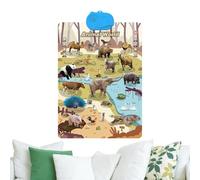 Affiches sonores interactives - Tableau mural anglais parlant, kit de diagramme d'apprentissage avec audio, paire de discours éducatifs avec pratique, style d'enseignement en ffiches pour