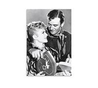 Affiches sur toile 40 * 60cm Senza Cornice Vincitori del premio Oscar al miglior attore John Wayne Poster retrò e arte murale Arredamento moderno della camera da letto della famiglia