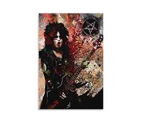 Affiches sur toile 60 * 80cm Senza Cornice HD Poster Nikki Sixx Motley Crue Musicista della Tela di Canapa Pittura di Arte Della Parete Poster Camera Da Letto Decorazione Della Casa
