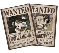 GB Eye Poster Wanted Chibi : Mihawk & Crocodile – Lot de 2