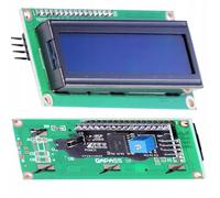 Afficheur LCD 2x16 HD44780 bleu convertisseur I2C soudé