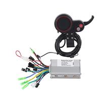 Afficheur LCD avec Commutateur de Changement de Vitesse pour Vélo Électrique, Panneau de Contrôle Étanche et Résistant - Installation Facile, Multiple Réglages Pratiques, (Modèle bimode à écran