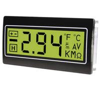Afficheur LCD TDE Instruments DPM962-TG ± 200 mV Dimensions encastrées 33 x 68 mm
