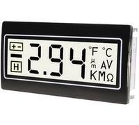 Afficheur LCD TDE Instruments DPM962-TW ± 200 mV Dimensions encastrées 33 x 68 mm