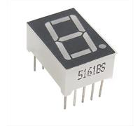 Afficheur numérique à LED rouge Digitron 5161AS/5161BS, 1 bit, 10 broches, 10 segments, 10 chiffres, anode commune/cathode CC/-A, lot de 100.