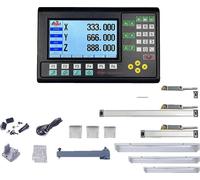 Afficheur numérique LCD DRO Set, haute résolution 5µm, support multilingue , GCS909-3 LCD DRO SET