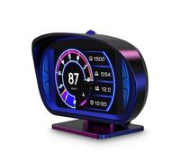 Afficheur Tete Haute Affichage HUD de voiture Avertissement survitesse Projecteur pare-brise GPS(P2-3.5 Inch GPS)
