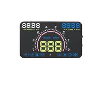 Afficheur Tete Haute Affichage tête haute HUD for voiture Projecteur de pare-brise GPS(E350-5 inch)
