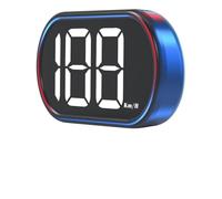 Afficheur Tete Haute Compteur de vitesse for voiture Affichage tête haute Mini véhicule intelligent avec écran 3,2 pouces portable pour(White KM H)