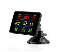 Afficheur Tete Haute OBD2 à l'envers HD TFT Vitesse de voiture Vitesse de pare-pare-pare-pare-Bridge d'affichage Speed compteur Auto Alarme Auto ABDII OBDII Eau de l'eau Temp jaue Compteurs De Vites
