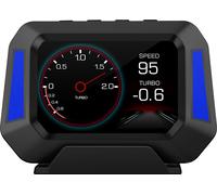 Afficheur tête haute portable voiture universel Obd Ordinateur haute définition Fonctions mode Gps Compteur multifonctions Noir
