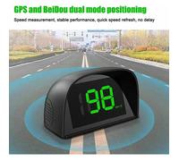 Afficheur Tête Haute pour Voiture, GPS Compteur de Vitesse Numérique pour Véhicules, Affichage de la Vitesse KM/H. Label