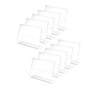 Affichez vos moments avec ces 10 supports en acrylique transparent pour photos et cartes (A)