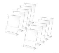 Affichez vos moments avec ces 10 supports en acrylique transparent pour photos et cartes (F)