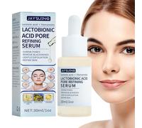 Affinage des pores à l'acide lactobionique - Huile douce d'acide lactobionique,30 ml d'acide pour le visage nettoyage en profondeur des pores fins hydrate la peau pour les femmes filles