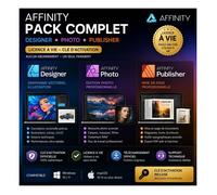 Affinity Pack complet Designer+Photo+Publisher licence a vie activation