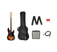 Squier Affinity Series Precision Bass PJ Pack IL 3-Color Sunburst pack débutant basse électrique