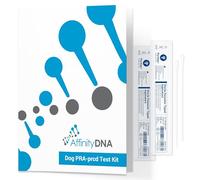AffinityDNA Test ADN Pra-prcd Chien | Kit de prélèvement d'échantillons pour 1 Chien | Kit Test d'atrophie rétinienne Progressive | Résultats en 7 Jours ouvrables | Un kit sans Frais supplémentaires