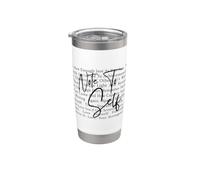 Affirmation de rappel personnel d'estime de soi Gobelet isotherme en acier inoxydable double paroi