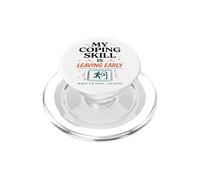 Affirmation Positive Soins personnels Pleine Conscience Anxiété Sociale PopSockets PopGrip pour MagSafe