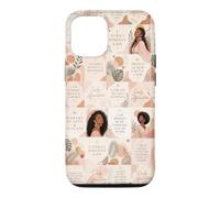 Affirmations de la pensée Positive de la Femme Noire Coque pour iPhone 12/12 Pro