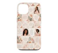 Affirmations de la pensée Positive de la Femme Noire Coque pour iPhone 13