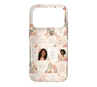 Affirmations de la pensée Positive de la Femme Noire Coque pour iPhone 17 Pro