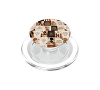 Affirmations positives à la mélanine pour l'autonomisation de la Femme Noire PopSockets PopGrip pour MagSafe